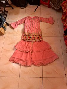 Pink Embroidered Kurta Set
