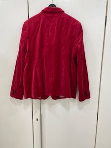 💖RUBY ROGUE GLAM! 🍷 M&amp;S Red Velvet Blazer!