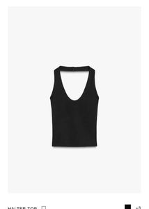Black Halter Top