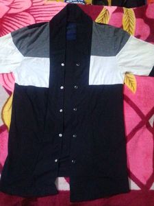 Stylish Color Block Coat