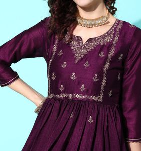 Women Georgette Kurta Palazzo Set