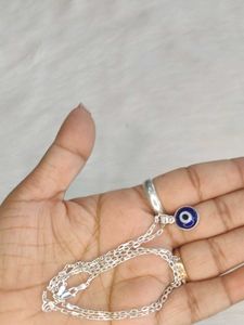 925 Evil Eye Necklace With Hallmark