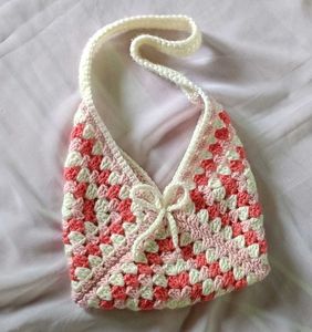 Crochet Granny Square Bag 🎀