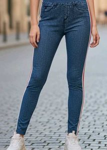 High-Waist Stretch Jeggings
