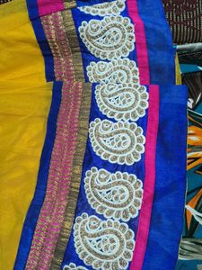 Yellow Embroidered Anarkali Dress