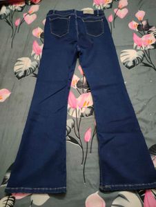 Flared Leg Jeans dark blue - never worn