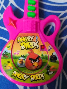 Angry Birds Toy Guitar - Pink