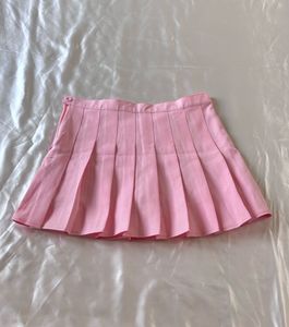 Pinterest Pink Mini Pleated Skirt