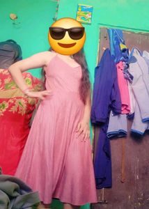 Peach Beautiful Dress 👗 😍