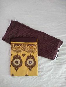 Suit Material for Women, Yellow