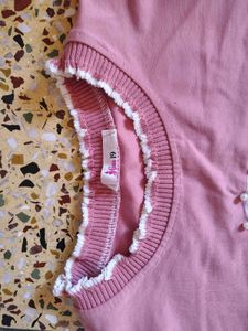 Cute Pink Korean Top
