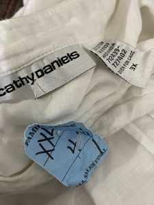 Oversized pure cotton Flowy White Blouse