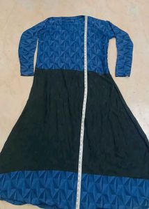 Blue &amp; Black Abaya