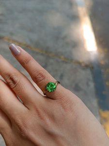 Green Stone Ring