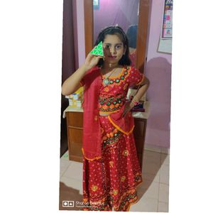10 To 13 Yeras Old Girls  Lehenga  Including Dupat