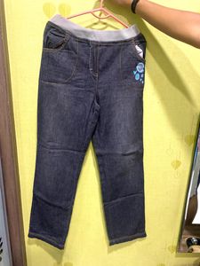 Charcoal Black Straight Leg Jeans