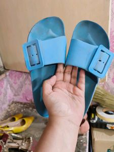 Blue Buckle Slides