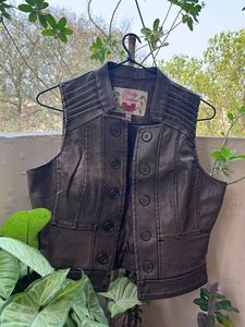 Dark Brown Leather Jacket