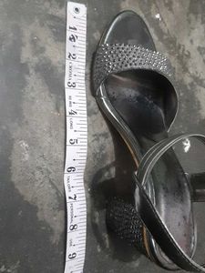 Silver Rhinestone Heels(Win A Freebie With This)