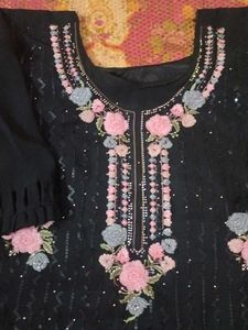 BLACK SEQUINS SUIT (Original Price 2600rs