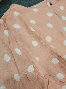 Baby Pink Polka Dots Dress by People