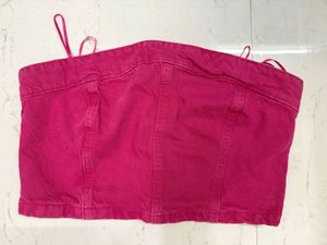 Pink Crop Top