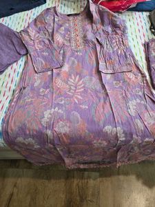 Floral Print Kurta Set