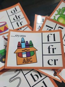 Phonics Velcro Book And Card Game