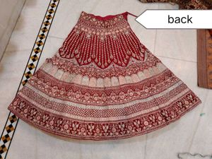 rose pink bridal lehenga choli