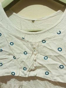 Long Cotton Gown One-piece