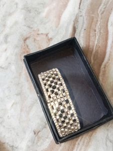 Queen Silver Plated Stone Bracelet