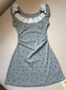 Cute Polka Dot Mini Dress