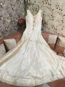 Beautiful Golden Floor Length Gown
