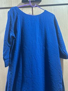 Blue Long Kurta