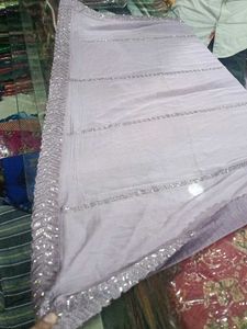 Lilac Embellished Sari (Minor Issue)
