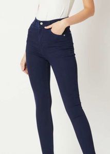 Dark Wash High-Waisted Skinny Jeans