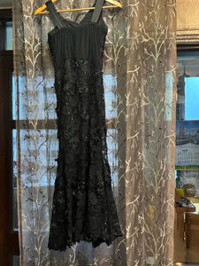 Elegant Black Lace Dress