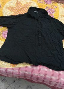 Classic Black Button-Up Shirt