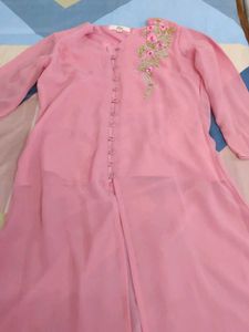 Elegant Pink Ethnic kurti