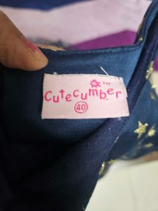 Partywear branded dress for pretty doll