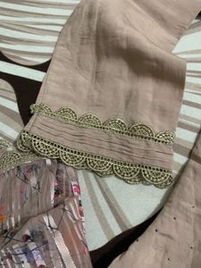 Partywear Suit With Big Adjustable Ring Free