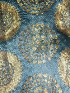 Elegant Blue &amp; Gold Kurta