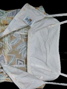 Vintage Print Mini Dress