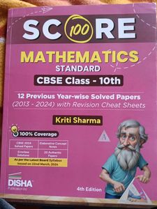 Class 10th CBSE Mathematics Score 100