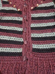 Striped Knit Cardigan