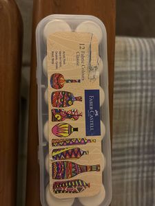 FABER CASTELL 12 FABRIC COLOURS