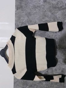 Striped Knit Top