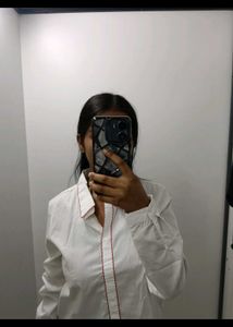 White Button-Down Shirt
