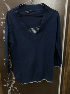 Navy Blue Top