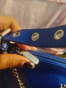 Lino Perros Blue Shoulder Bag